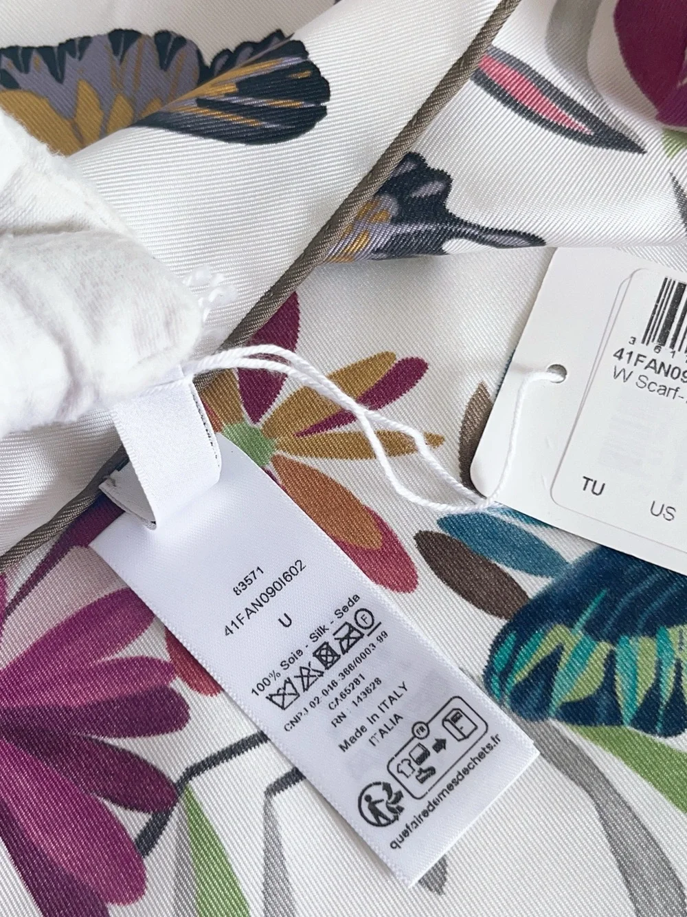 Christian Dior TOILE DE JOUY FANTASTICA  90 Square Silk Scarf